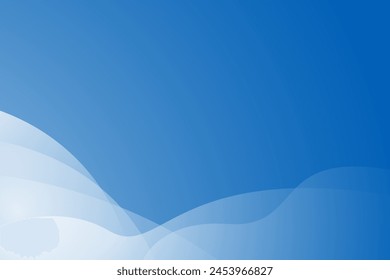 Abstract background Blue and white wave color for corporate concept, template, poster, brochure, website, flyer design. Vector illustration