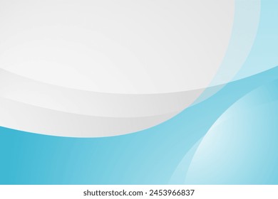 Fondo Abstractas Color de onda azul y blanco para concepto corporativo, Plantilla, póster, folleto, Sitio web, diseño de volante. Ilustración vectorial