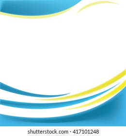 Abstract background with blue and yellow color