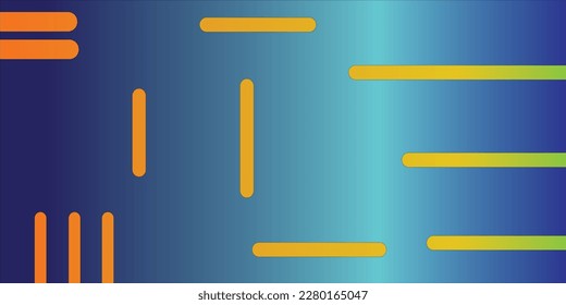 Resumen de fondo color azul y amarillo ilustración vectorial diseño gráfico