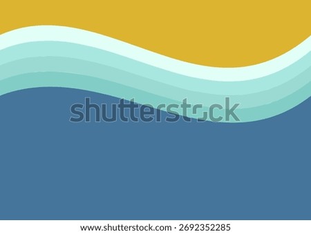 Abstract background with blue and yellow colors like the sea on a beack