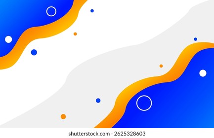 Fundo abstrato com gradiente azul e amarelo. Muito adequado para o fundo da apresentação.
