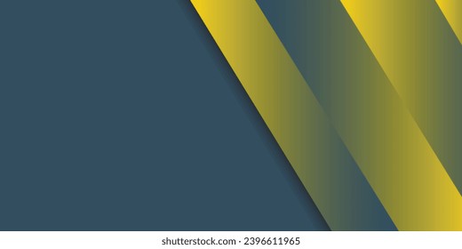 Abstract background blue yellow line stripes with modern corporate concept for presentation design.vector illustrator