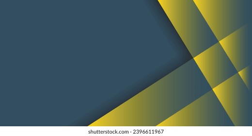 Abstract background blue yellow line stripes with modern corporate concept for presentation design.vector illustrator