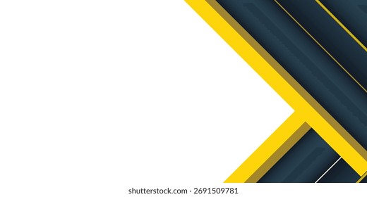 Fondo Abstractas rayas amarillas azules de la línea con el concepto corporativo moderno para el diseño de la presentación