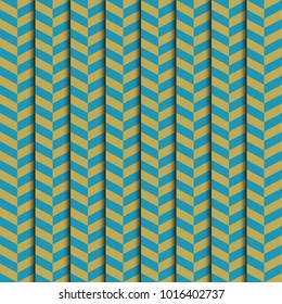 abstract background blue and yellow strip pattern seamless with drop shadow