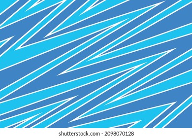 Abstract background with blue zigzag line pattern 