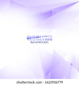 
Abstract background of blue-purple triangles geometric shapes vector. Design element