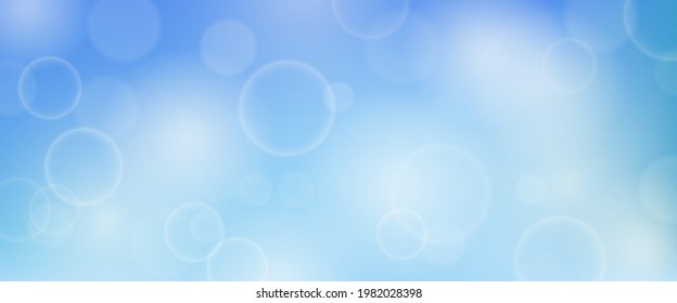 Abstract background with blur bokeh light effect. Modern colorful circular blur light backdrop. Vector illustration