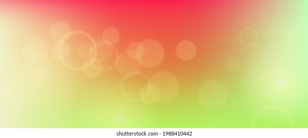 Abstract background with blur bokeh light effect. Modern colorful circular blur light backdrop. Vector illustration