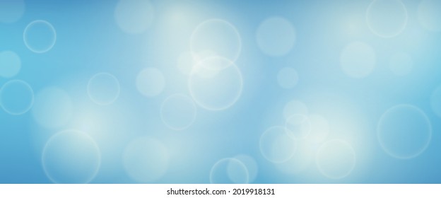 Abstract background with blur bokeh light effect. Modern colorful circular blur light backdrop. Vector illustration