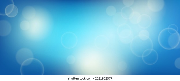 Abstract background with blur bokeh light effect. Modern colorful circular blur light backdrop. Vector illustration