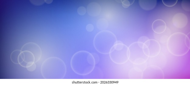 Abstract background with blur bokeh light effect. Modern colorful circular blur light backdrop. Vector illustration
