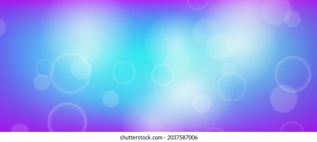 Abstract background with blur bokeh light effect. Modern colorful circular blur light backdrop. Vector illustration