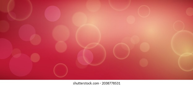 Abstract background with blur bokeh light effect. Modern colorful circular blur light backdrop. Vector illustration
