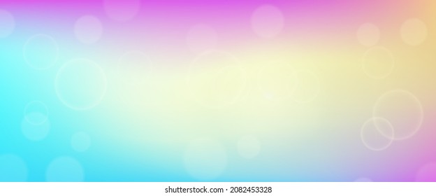 Fondo abstracto con efecto de luz borrosa. Moderno y colorido fondo de luz borrosa circular. Ilustración del vector
