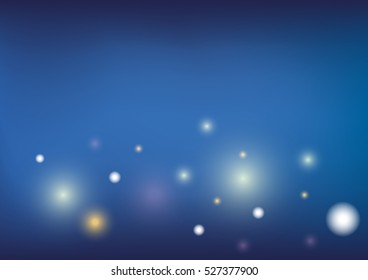 Abstract background with blur colorful lights - vector illustration, eps 10