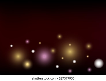 Abstract background with blur colorful lights - vector illustration, eps 10