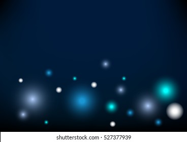 Abstract background with blur colorful lights - vector illustration, eps 10