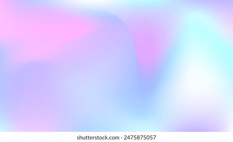 Abstract Background. Blur Geometric Invitation. Blue Soft Gradient. Girlie Cover. Retro Effect. Minimal Foil. Pearlescent Texture. Iridescent Texture. Violet Abstract Background