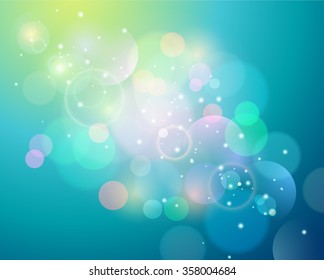 Abstract background with blur lights