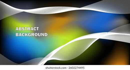 abstract background blur line black white blue orange yellow 