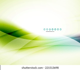 Abstract background, blur waves with shadows