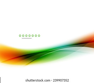 Abstract background, blur waves with shadows