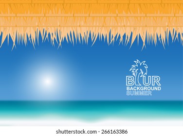 Abstract Background .Blurred Beach Background