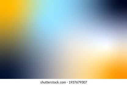 Abstract Background. Blurred blue and yellow color vector abstract background for webdesign, poster, banner. Modern wallpaper with gradient. Brand Colorful template, summer or spring sale poster EPS10