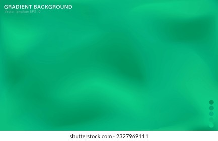 Fondo abstracto con gradiente verde brillante borroso. Papel pintado esmeralda vibrante con paleta de colores. Plantilla de fondo digital moderno vacío, banner web con un patrón suave