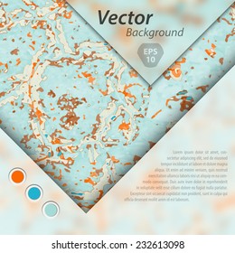 Abstract background with blurred cover and logo design. Template for web and graphic interface.