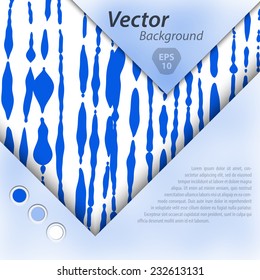 Abstract background with blurred cover and logo design. Template for web and graphic interface.