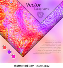 Abstract background with blurred cover and logo design. Template for web and graphic interface.