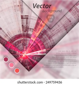 Abstract background with blurred cover and logo design. Template for web and graphic interface.