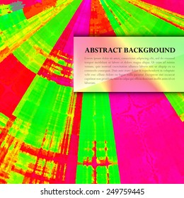 Abstract background with blurred cover and logo design. Template for web and graphic interface.