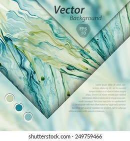 Abstract background with blurred cover and logo design. Template for web and graphic interface.