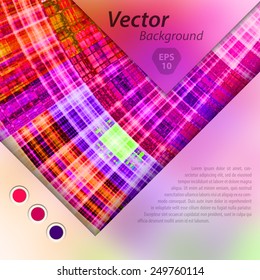 Abstract background with blurred cover and logo design. Template for web and graphic interface.