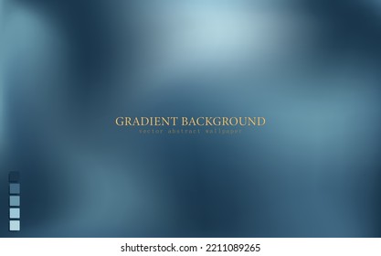 Fondo abstracto con gradiente azul oscuro borroso. Papel colorido vibrante con paleta de colores. Plantilla de fondo digital moderno, banner web con un patrón pastel suave