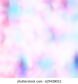 Abstract background with blurred geometric shapes. Movement of shapes and shades of color.
