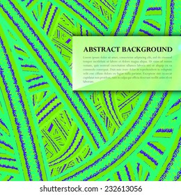 Abstract Background with blurred glassy banner.