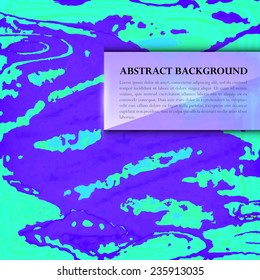 Abstract Background with blurred glassy banner.