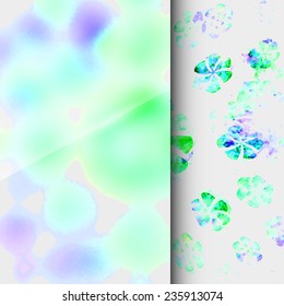 Abstract Background with blurred glassy banner.