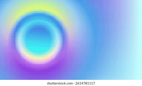 Abstract background with  blurred gradient colors   of small dots.