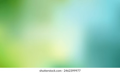 Abstract background of blurred green and blue gradients. Feel natural or conservative, the bright colored walls of the shimmering mix of dark and light colors.