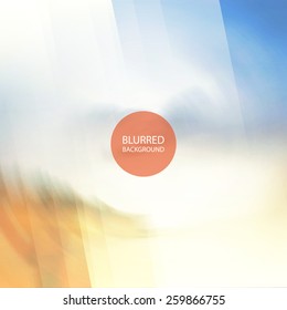 Abstract Background with Blurred Image