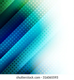 Abstract Background. Blurred Image and diagonal geometric elements. Blank place for a text.