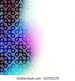 Abstract Background. Blurred Image and geometric elements.