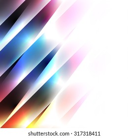 Abstract Background. Blurred Image and geometric elements.