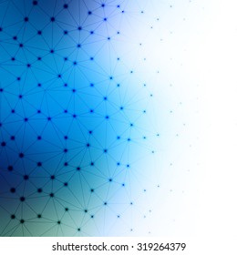 Abstract Background. Blurred Image and geometric elements.